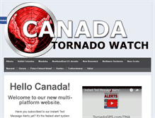 Tablet Screenshot of canadatornado.com